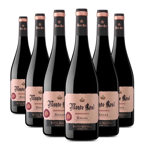 Case of 6 Monte Real Tinto Gran Reserva 75cl Red Wine